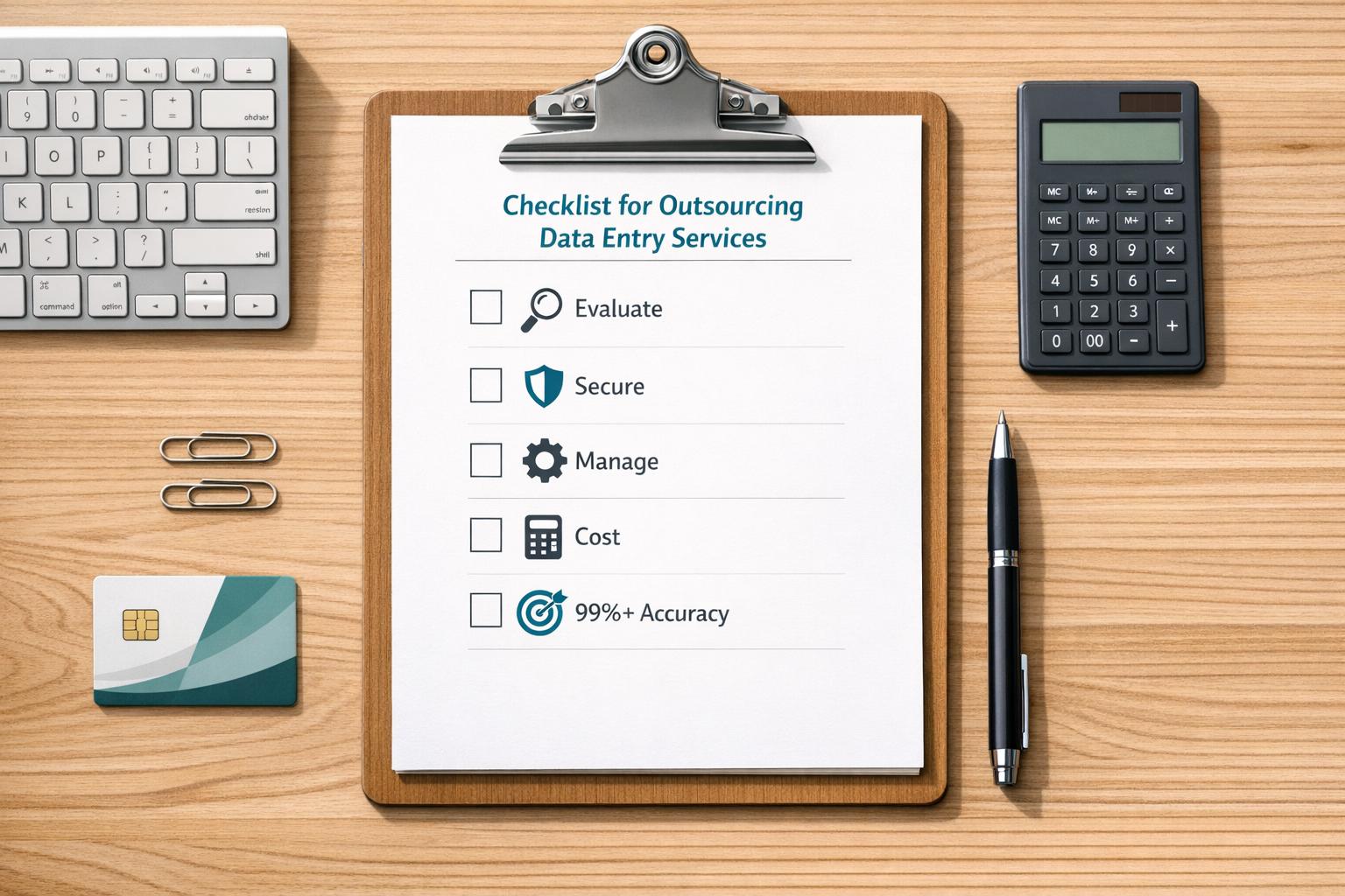 Checklist for Outsourcing Data Entry Services
